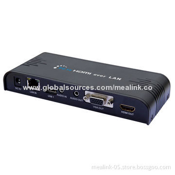 PC RJ45 to HDMI Over LAN Converter, Up to 1,080P ResolutionNew